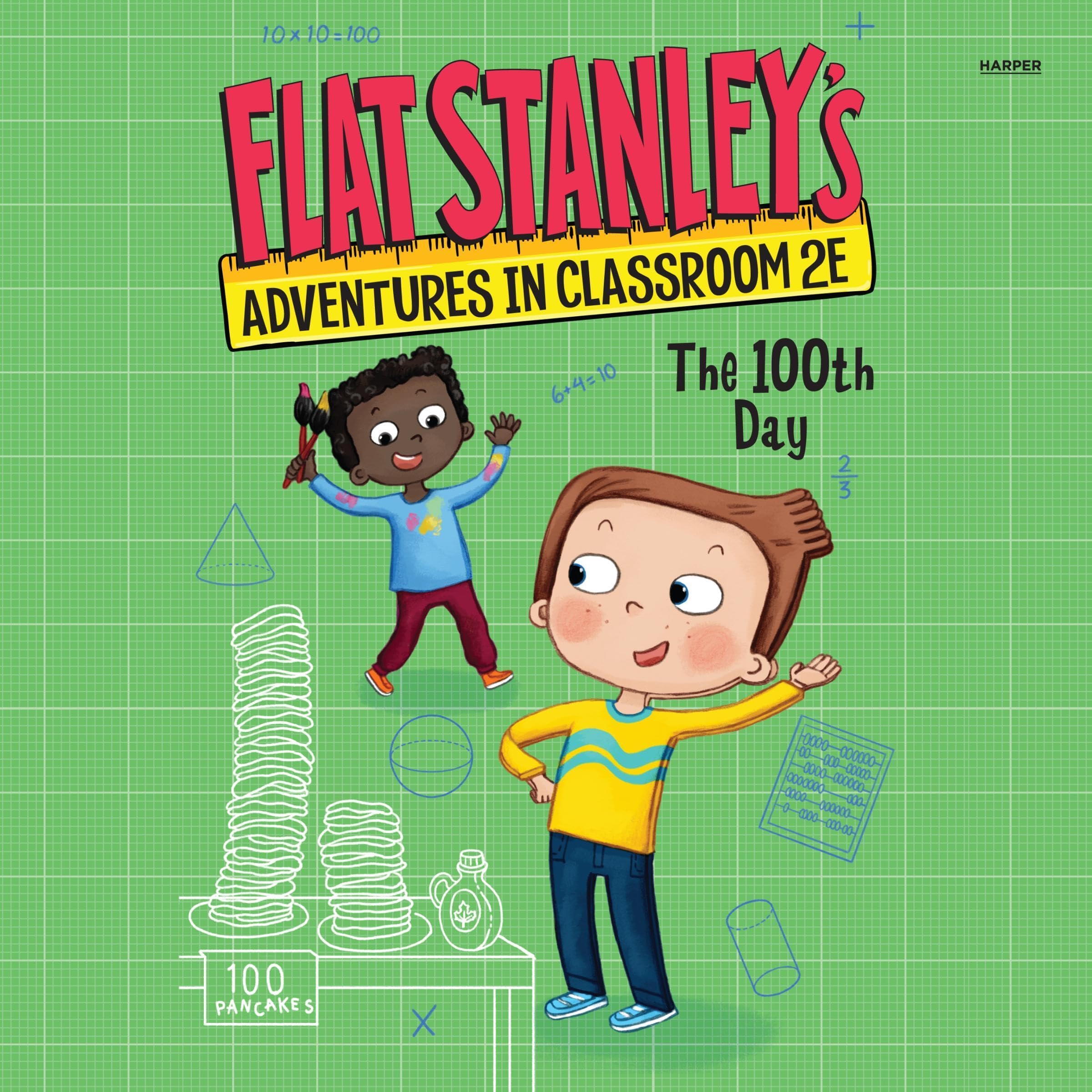Cover art for Flat Stanley's Adventures in Classroom 2E #3: The 100th Day