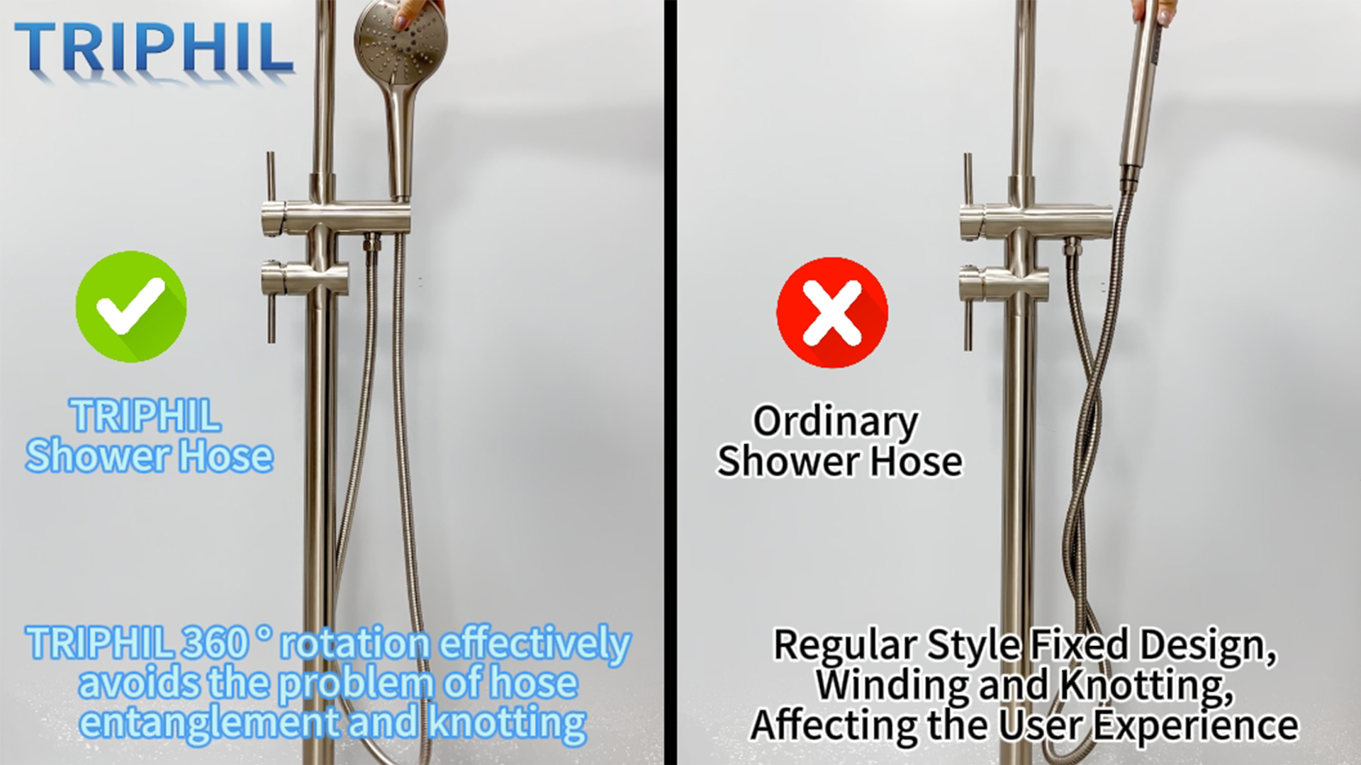 TRIPHIL Kink-free Shower Hoses 59