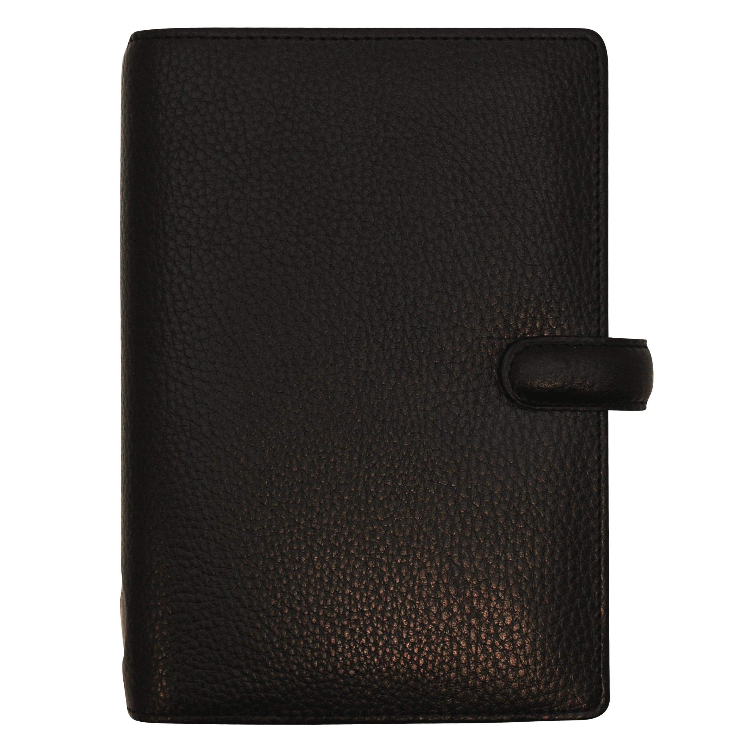 Filofax Finsbury Personal Terminplaner Leder 13,5 cm black