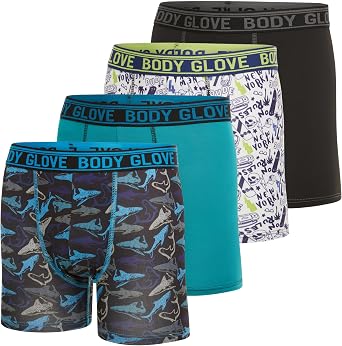 Body Glove Boys Boxer Briefs Multipack Comfortable Durable Soft Underwear