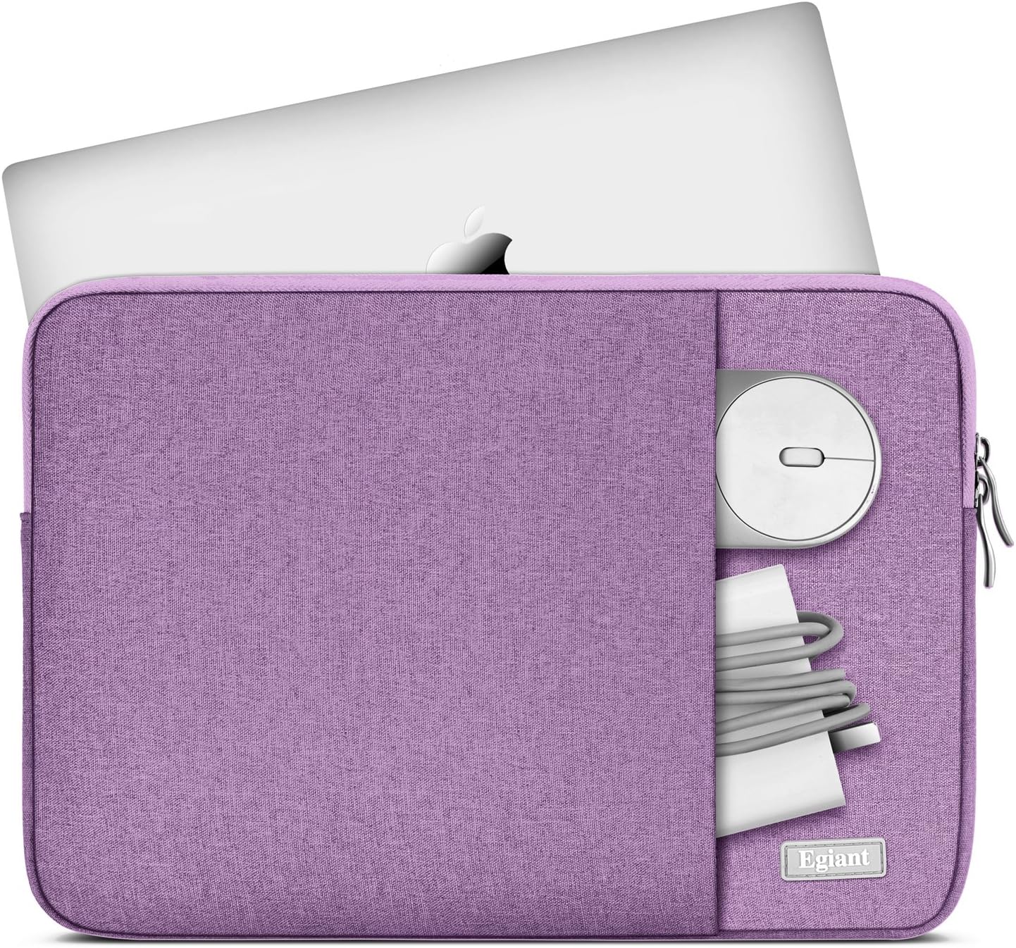 Laptop Sleeve 15.6 Inch,Egiant Water-Repellent Protective Fabric Notebook Bag Case Compatible F555LA MB168B,Aspire E15, Chromebook 15,Inspiron 15.6, 15.6 Inch Pavilion,Computer Carrying Case,Purple : Electronics