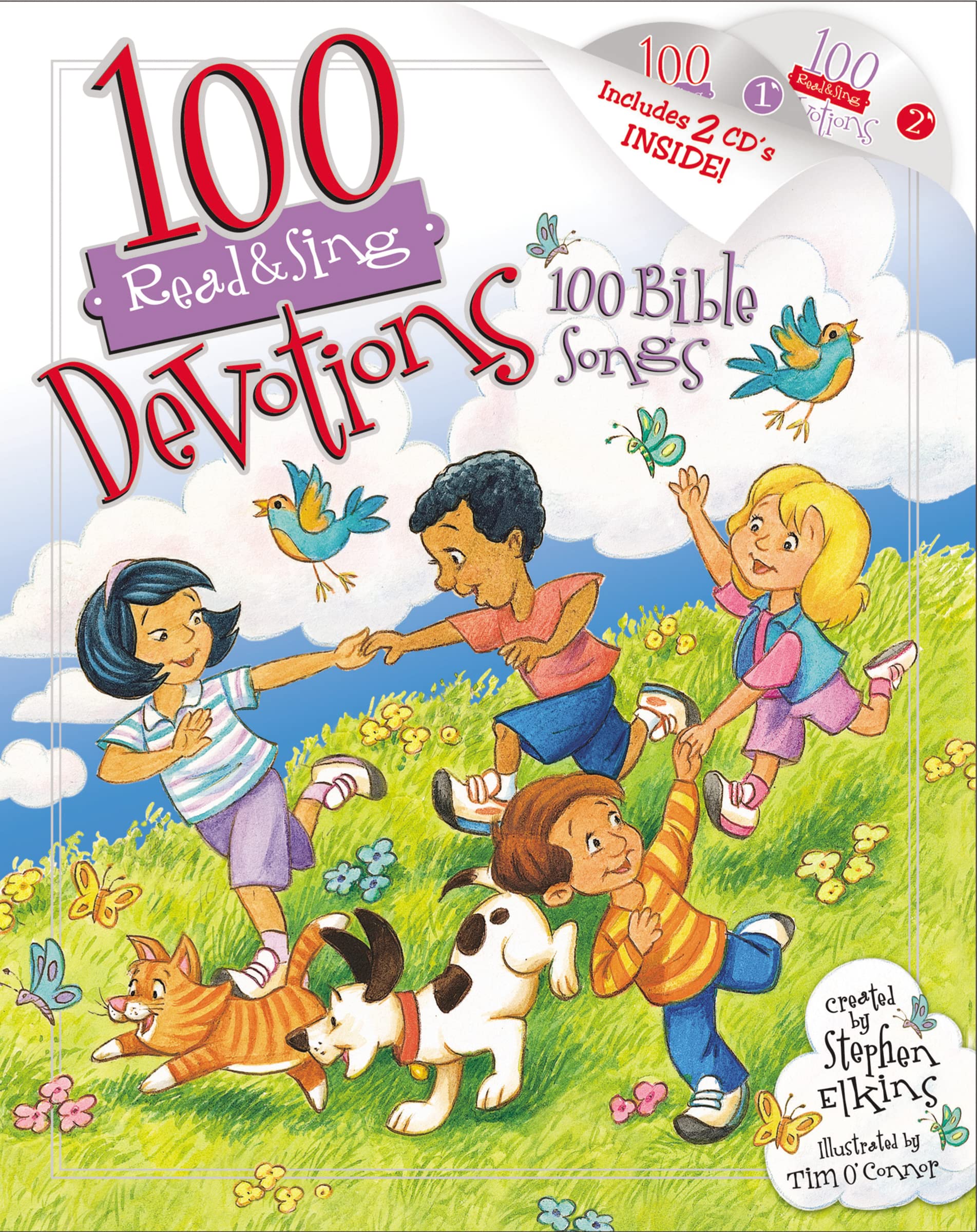 100 Devotions, 100 Bible Songs (Read & Sing)