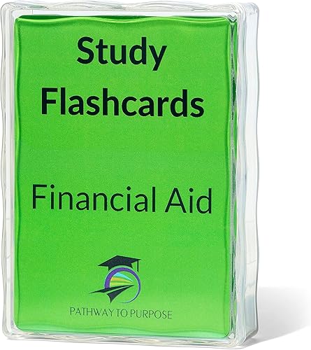 Tarjetas didácticas de estudio de ayuda financiera 24 Baraja de tarjetas flash