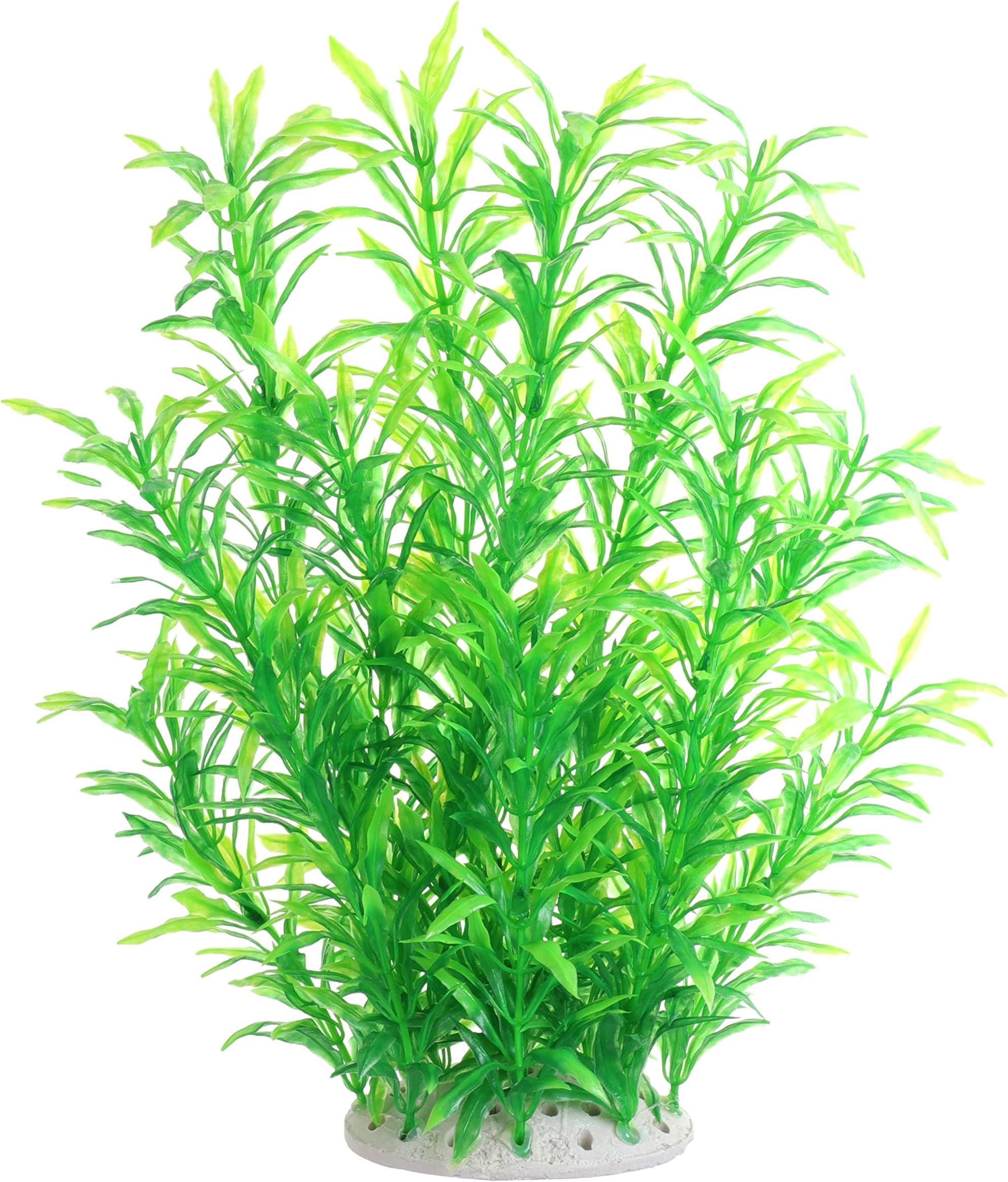 Large Aquarium Plants Artificial Plastic Fish Tank Plants Decoration Ornament Safe for All Fish 12.5(32cm) inch Tall 4(10cm) inch Wide