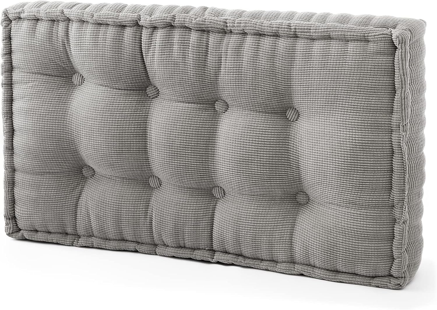 DormCo Rainha - Ultra Thick Tufted College Headboard - Gray