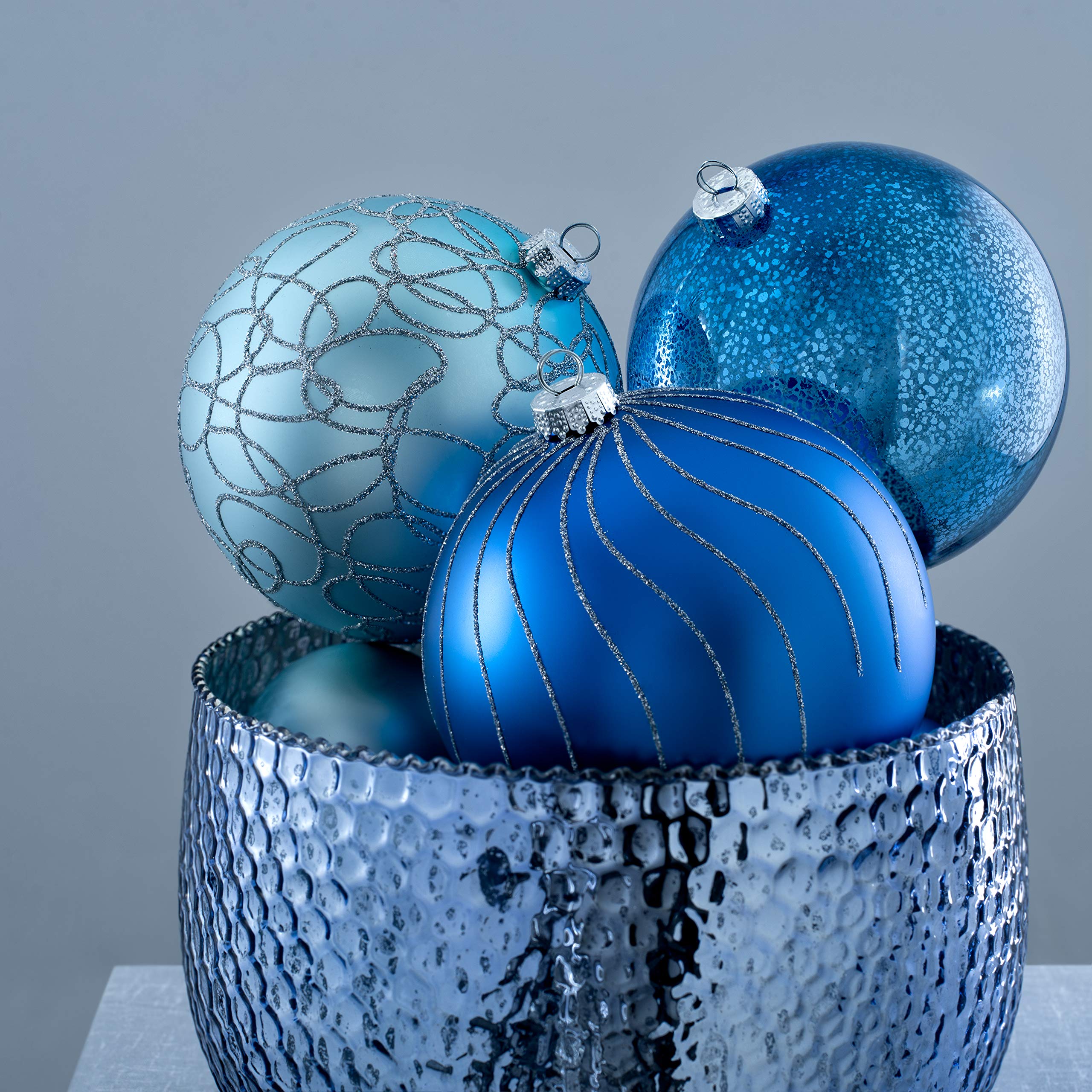 Sass & Belle Red and Silver Hammer Shaped Bauble