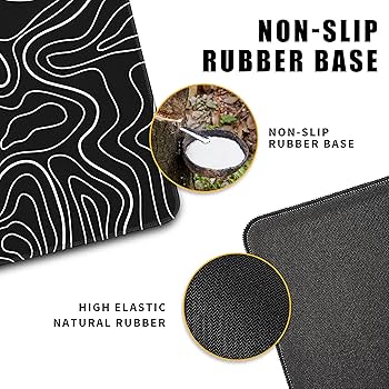 Amazon.com: Topographic Contour Gaming Mouse Pad，Large XL