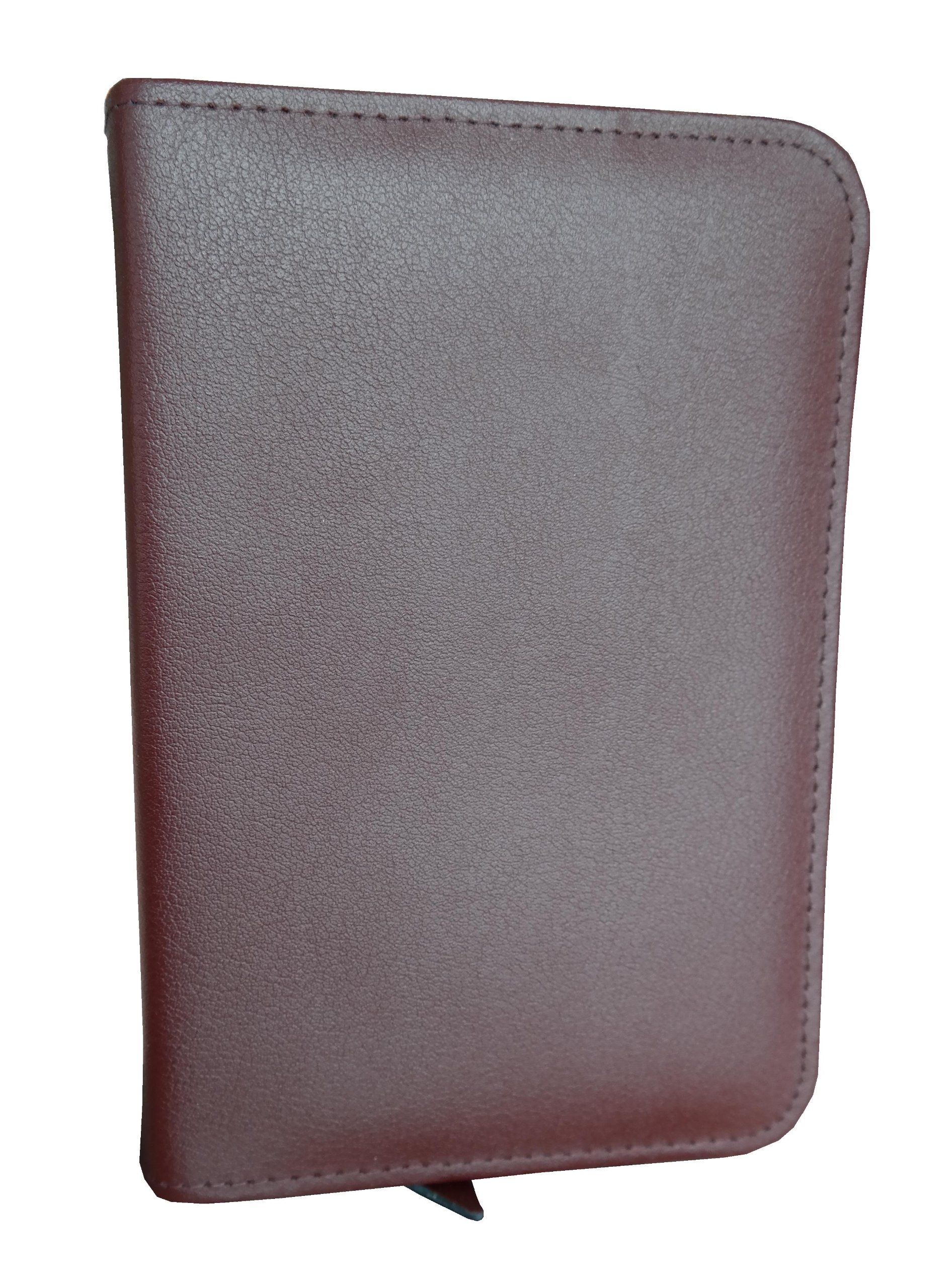 Butzon & Bercker Buchhülle Leder mit Reißverschluss - Weinrot | Echtes Leder Buchetui für Bibeln & Bücher - Schutzhülle Buchumschlag - Hochwertiges Deutsches Handwerk - Elegant & Robust