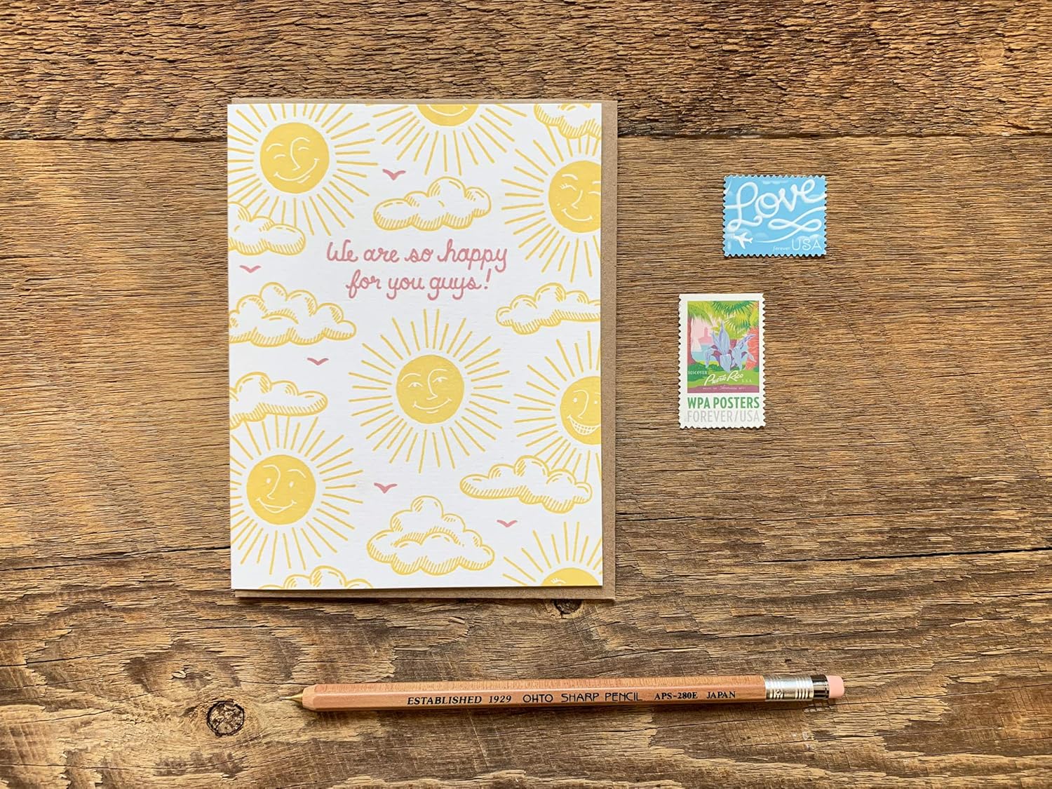 Amazon Com So Happy For You Guys Congratulations Letterpress Note Card Blank Inside Handmade Amazon Com So Happy For You Guys Congratulations Letterpress Note Card Blank Inside Handmade