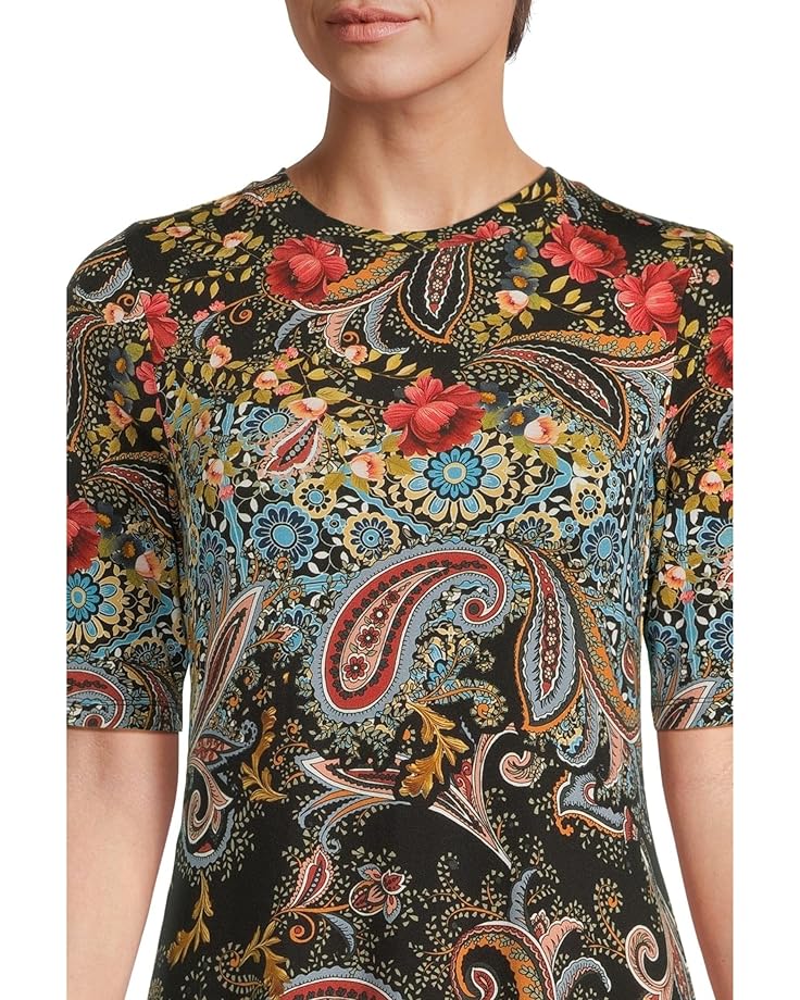 Johnny Was The Janie Favorite Elbow Sleeve Mock Neck Dress - #4 of 4