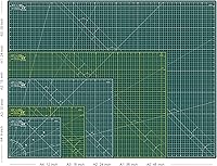 Vista 5 de Estera de Corte Elan A4 Verde, Estera de Corte Autorreparable A4 9x12 Pulgadas, Tablero Artesanal Verde de 5 Capas, Tablero de Pasatiempo