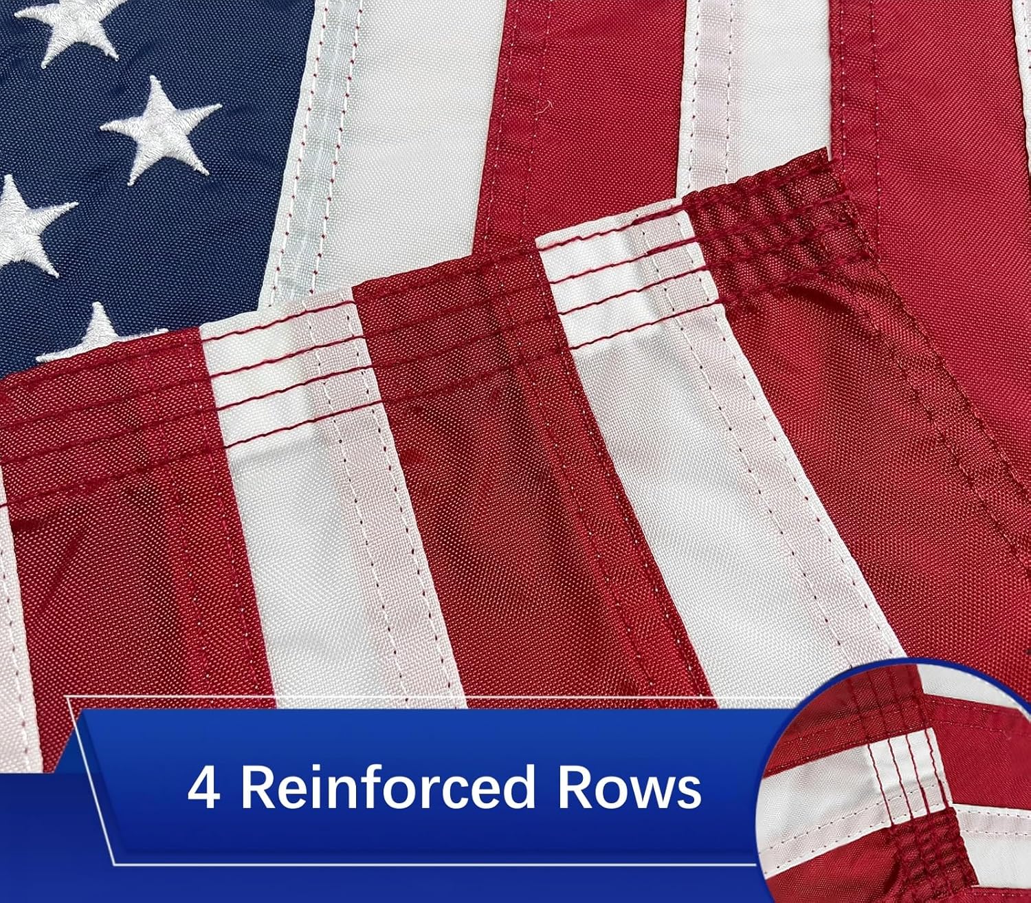 American Flag 12x18 Inch Small American Boat Flag Embroidered Stars Heavy Duty Us Flags Outside for Boat Outdoor Indoor - Image 5