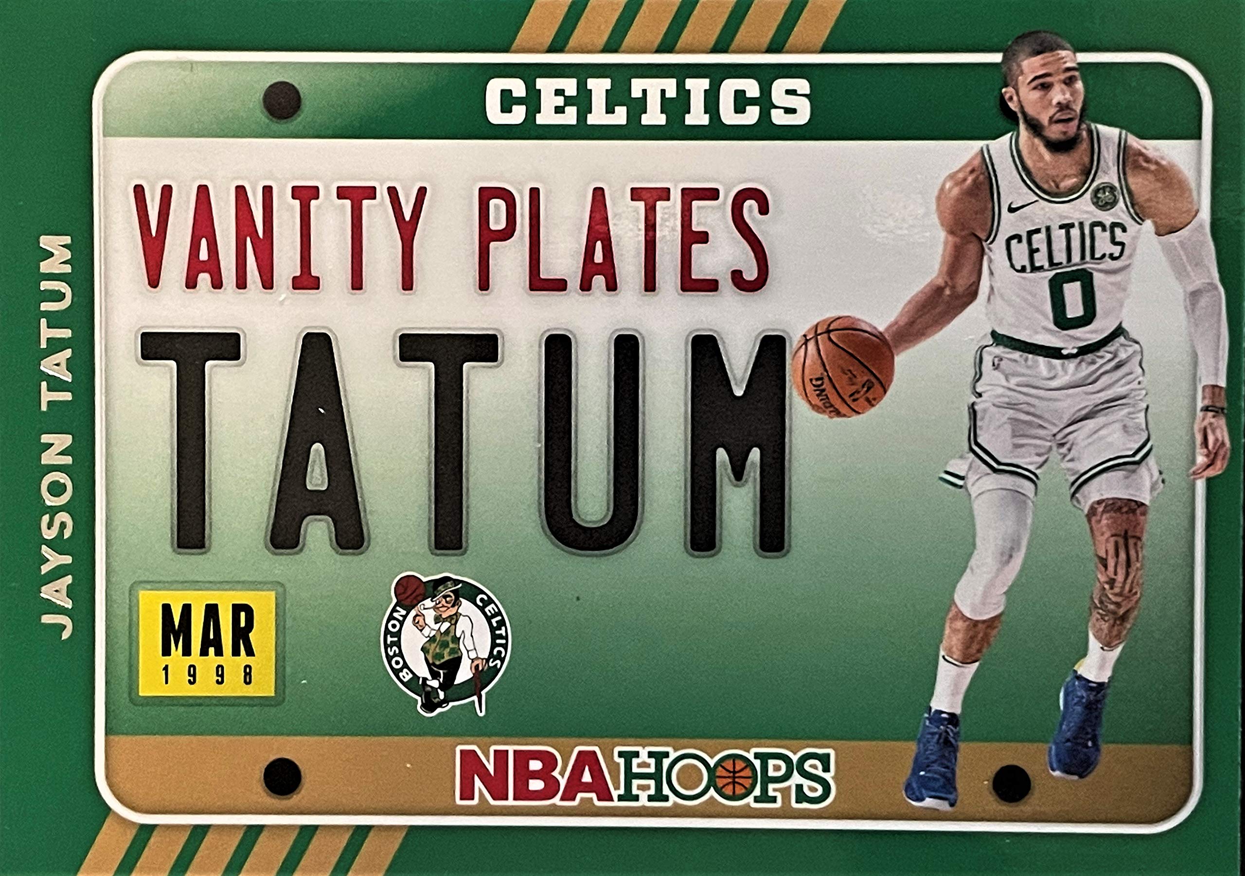 Amazon.com: 2020-21 Panini NBA Hoops Basketball JAYSON TATUM Vanity Plates  Insert Basketball Card - Boston Celtics : Collectibles & Fine Art