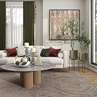 Vista 16 de Deco 79 Maceta de metal para interiores y exteriores, maceta grande con soporte extraíble, juego de 2 macetas de 19 pulgadas, 22 pulgadas de alto