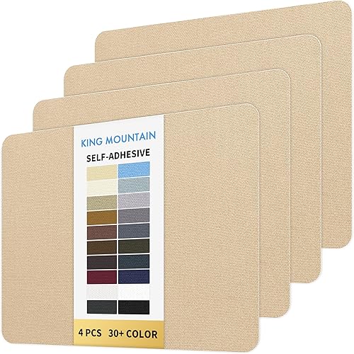 Vista 502 de KING MOUNTAIN Cinta de reparación de lona, parche para equipos para exteriores, 4 x 63 pulgadas, impermeable, autoadhesiva para reparar cubiertas