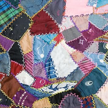 Leisure Arts Crazy Quilt Stitches Pocket Guide Book - Quilting Guide with Step-by-Step Patterns, Quilting Techniques, Design Ideas, and Quilt Projects for Beginners & Experienced Quilters