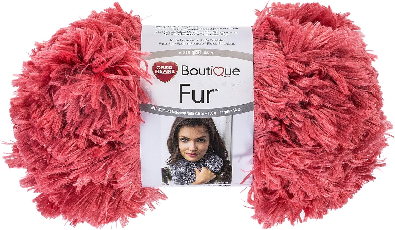 RED HEART Fur Yarn, Peachie
