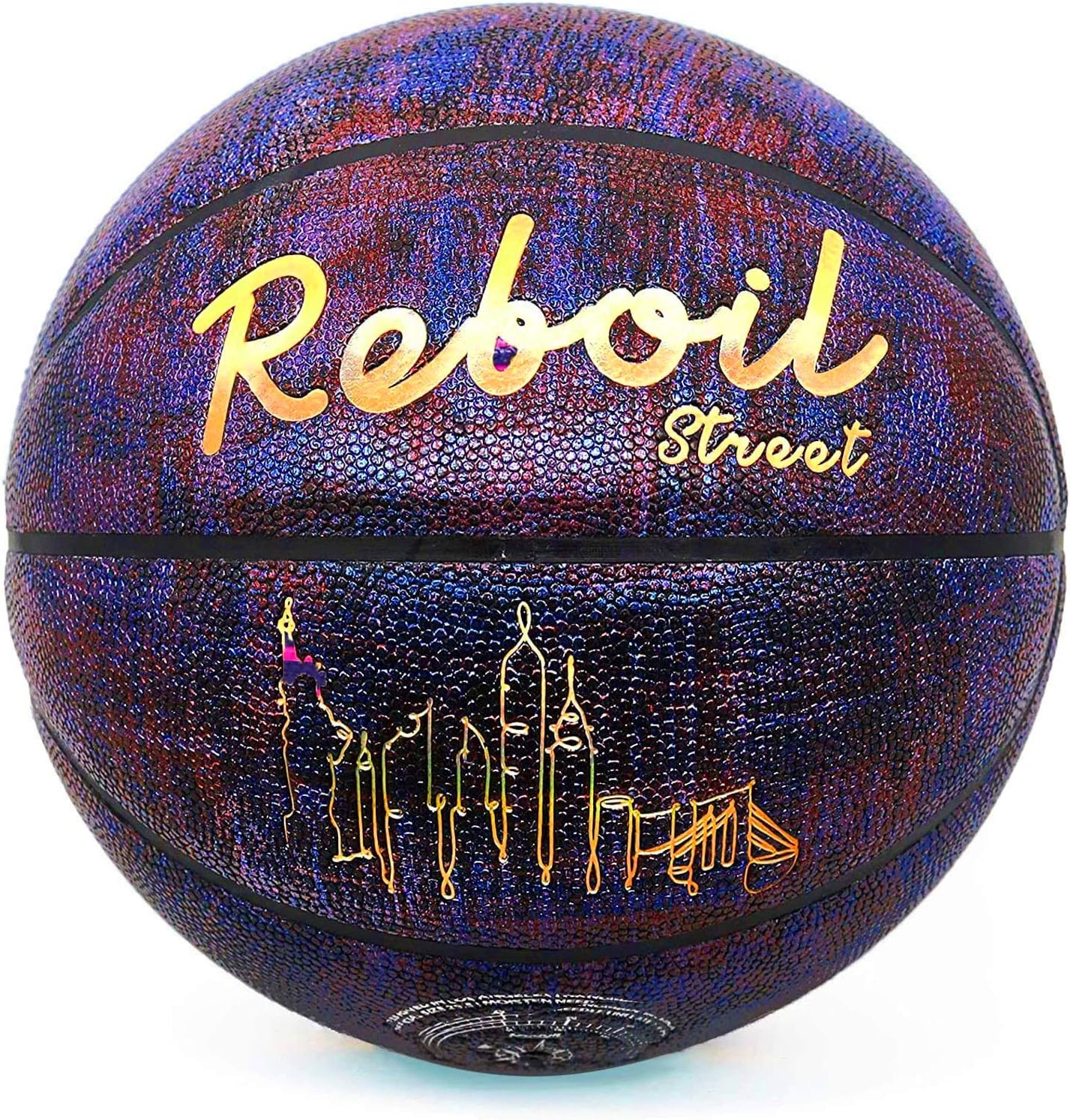 Premium Design Leather/Rubber Basketball - Kids & Youth, Size 3/4/5/6/7