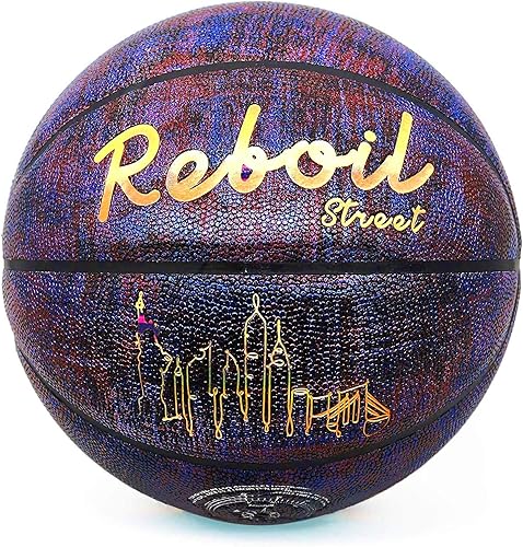 Miniatura 1 de Baloncesto de cuero y goma de diseño premium, para niños y jóvenes, tamaño 34567