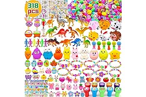 318 pcs Easter Eggs Filled Easter Egg Fillers