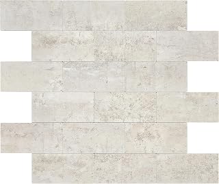 Avant Decor | Stone Composite Subway Tile | Peel and Stick Kitchen Backsplash Tiles | Stick On Wall Tiles | Easy DIY Installation | 5” x 5” | Sample Tile