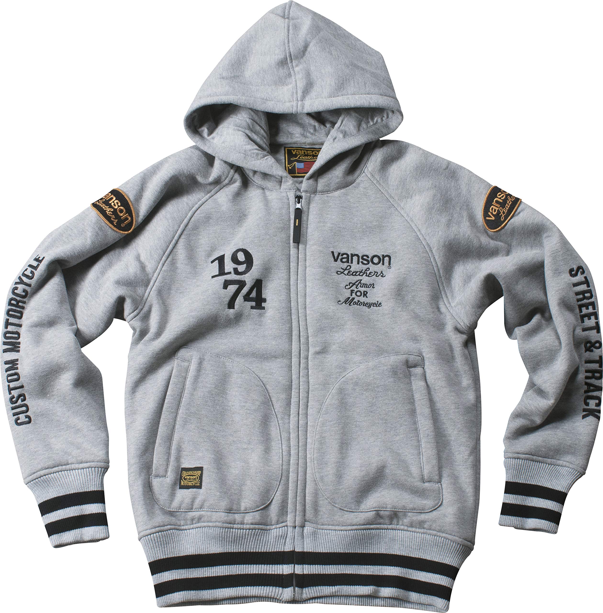 VANSON グレー ジャケット Amazon | [ヴァンソンレザース] vanson leathers バイク用ジャケット