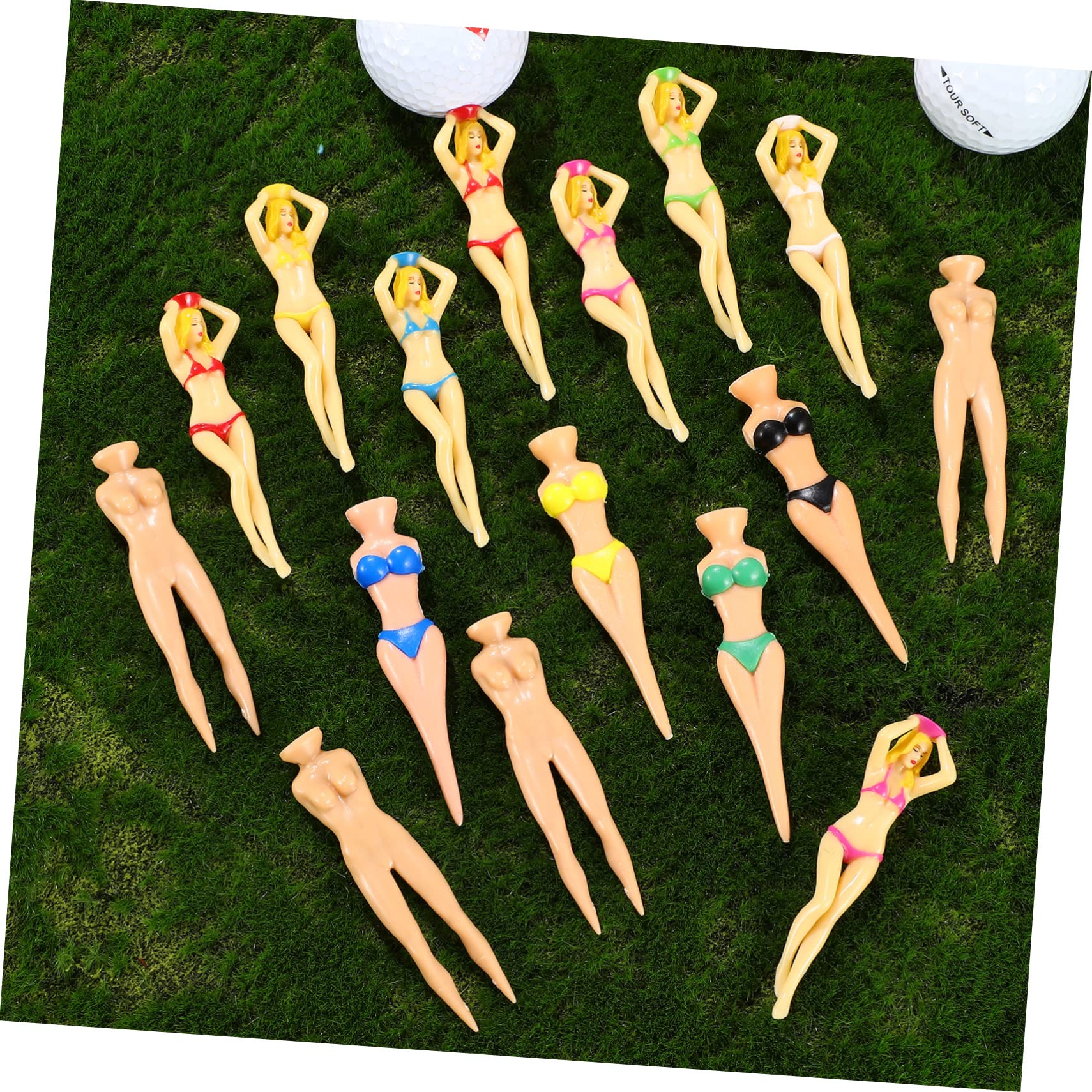 Sosoport Modelo De Balón Tees De Golf Divertidos Camiseta De Golf Suministros para Fiestas De Golf Chica Camisetas De Golf Camisetas De Plástico para Golfs El Plastico