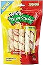 Dingo Twist Sticks, Rawhide for Dogs, Made with Real Chicken, 9 Count