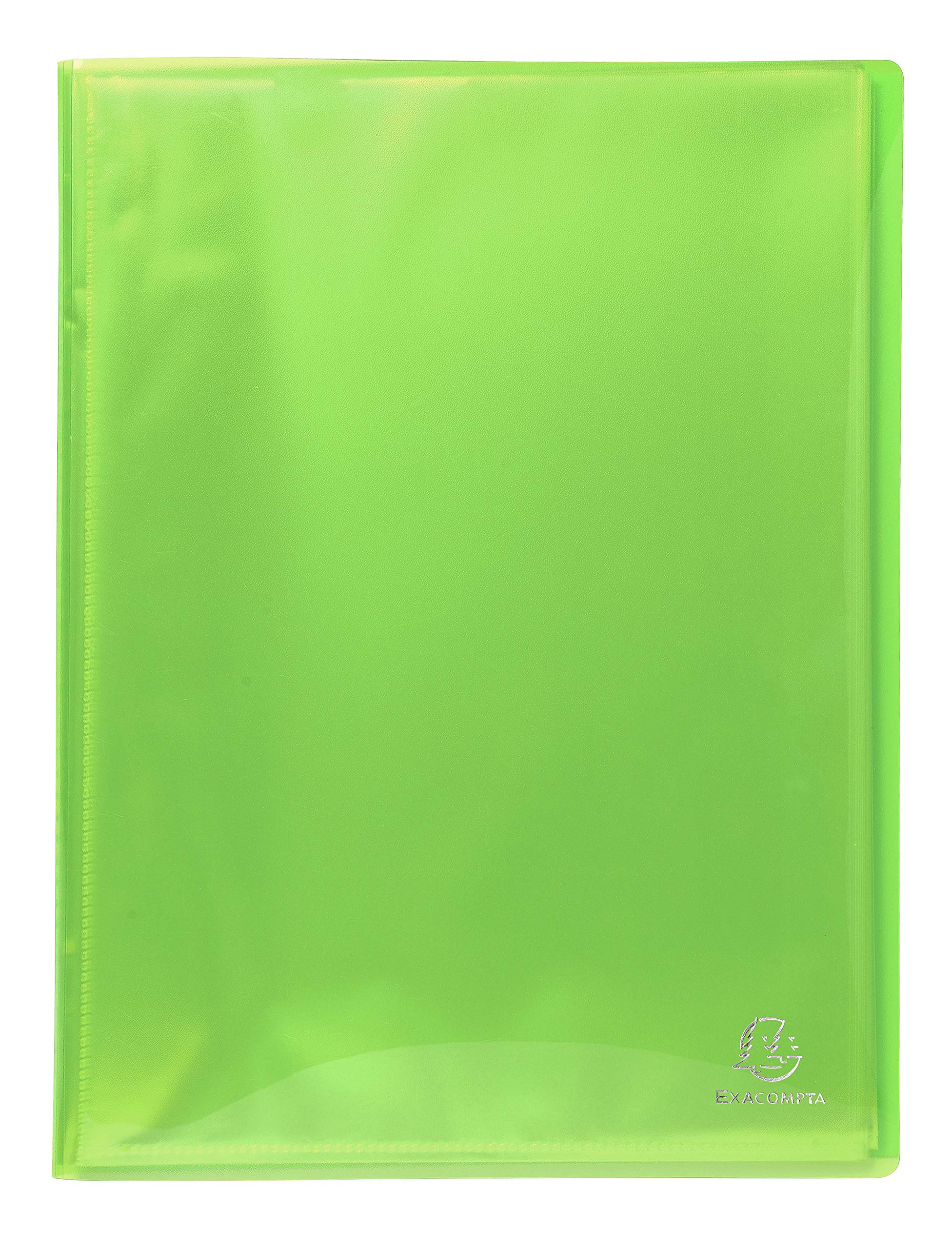 Exacompta 85970E - Confezione da 8 cartelle da 100 tasche, formato A4, multicolore