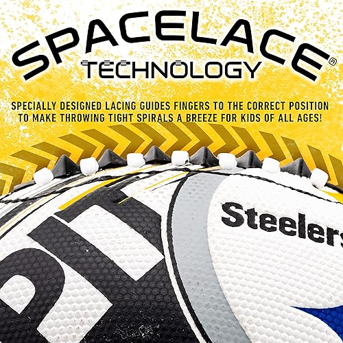 Vista 112 de Franklin Sports - Balones de fútbol americano juveniles de todos los equipos de la NFL, juego de balón infantil pequeño de 8.5 pulgadas + inflador