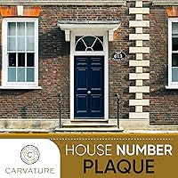 Vista 4 de Carvature - Números de casa y nombre de calle, placa de número de casa, placa de dirección de casa, número de dirección, letrero de número de casa
