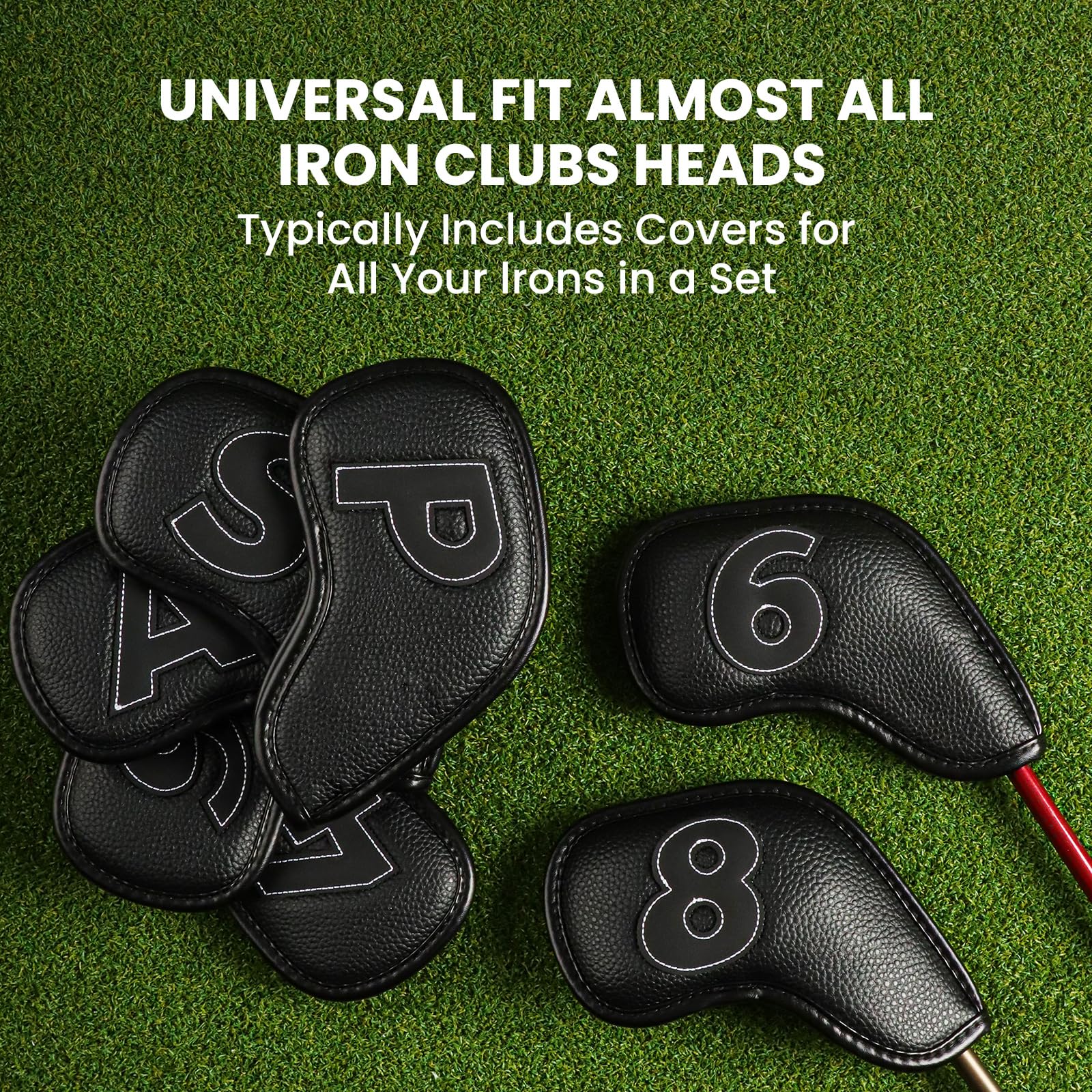 Amazon.com : Golf Iron Covers Set Strong Magnetic Closure Value 10  display picture 1