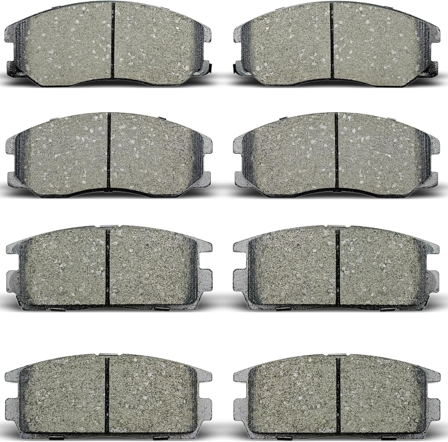 Front Rear Brake Pads Compatible with 2007-2009 Chevrolet Equinox,for 2007-2009 Pontiac Torrent,for 2008-2010 Saturn Vue,for 2007-2009 Suzuki XL-7