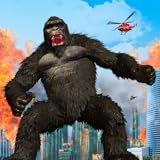 Monster Godzilla VS Kaiju Battle Fighting City Destruction War Games 3D: Giant Gorilla Angry Bigfoot Kong Hunting Open World Games 2024