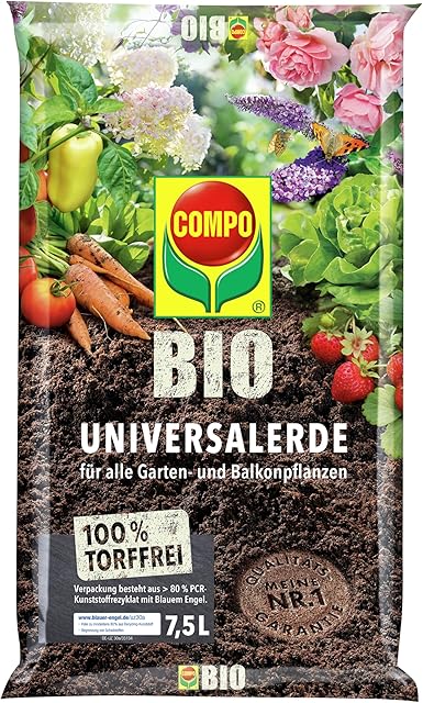 Compo COMPO Universalerde torffrei Balkonpflanzen Gemüsekulturen — Erden