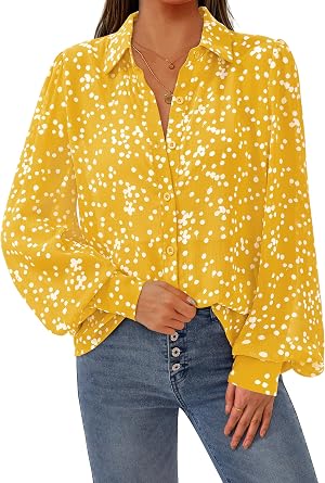 14% off: PRETTYGARDEN Womens Floral Blouses Dressy Casual Long Sleeve Fall Tops 2026
