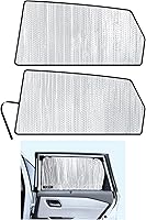 Vista 12 de YelloPro - Parasol para ventana lateral para asiento delantero (juego de 2) ajuste personalizado para Nissan Rogue SUV, S, SV, SL, Platinum