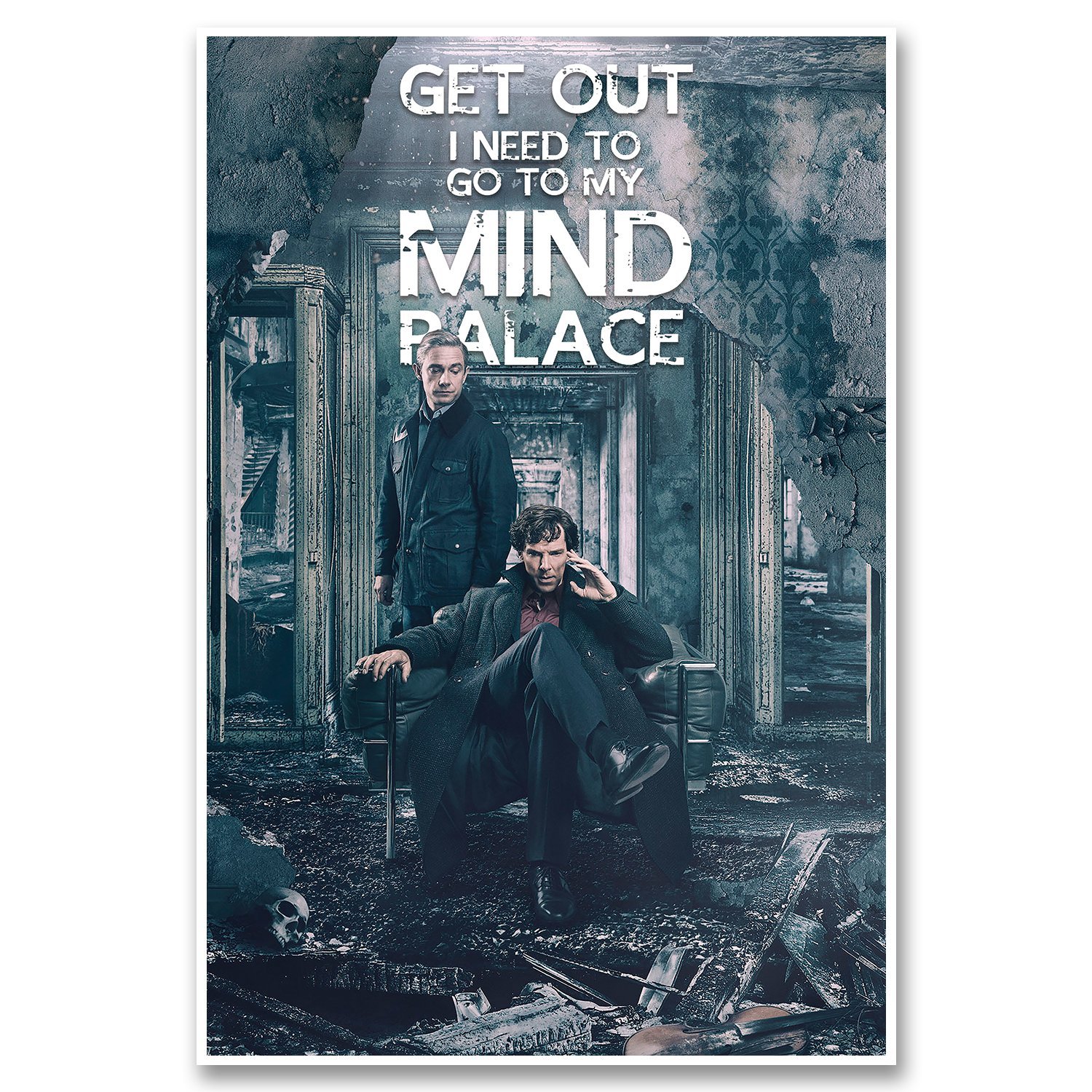 MCSID RAZZ MC SID Sherlock Holmes Poster BBC TV Series Season 4 | Wall Decor for Home and Office | Wall Poster for Living Room and Bedroom [ Frame Not Included ] Size 12 x 18