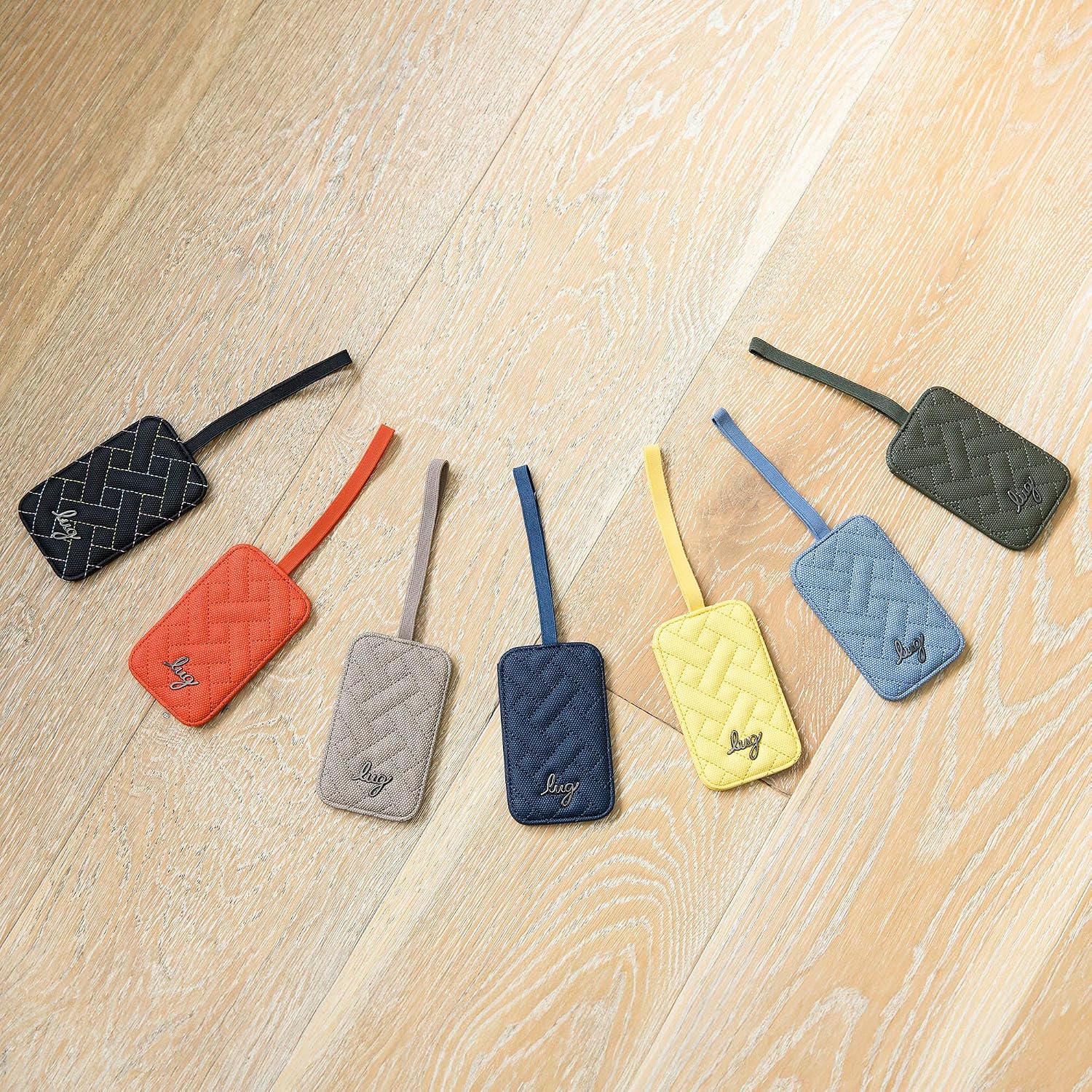 Baggage Claim Matte Luxe VL Luggage Tag 2pc Set, Olive
