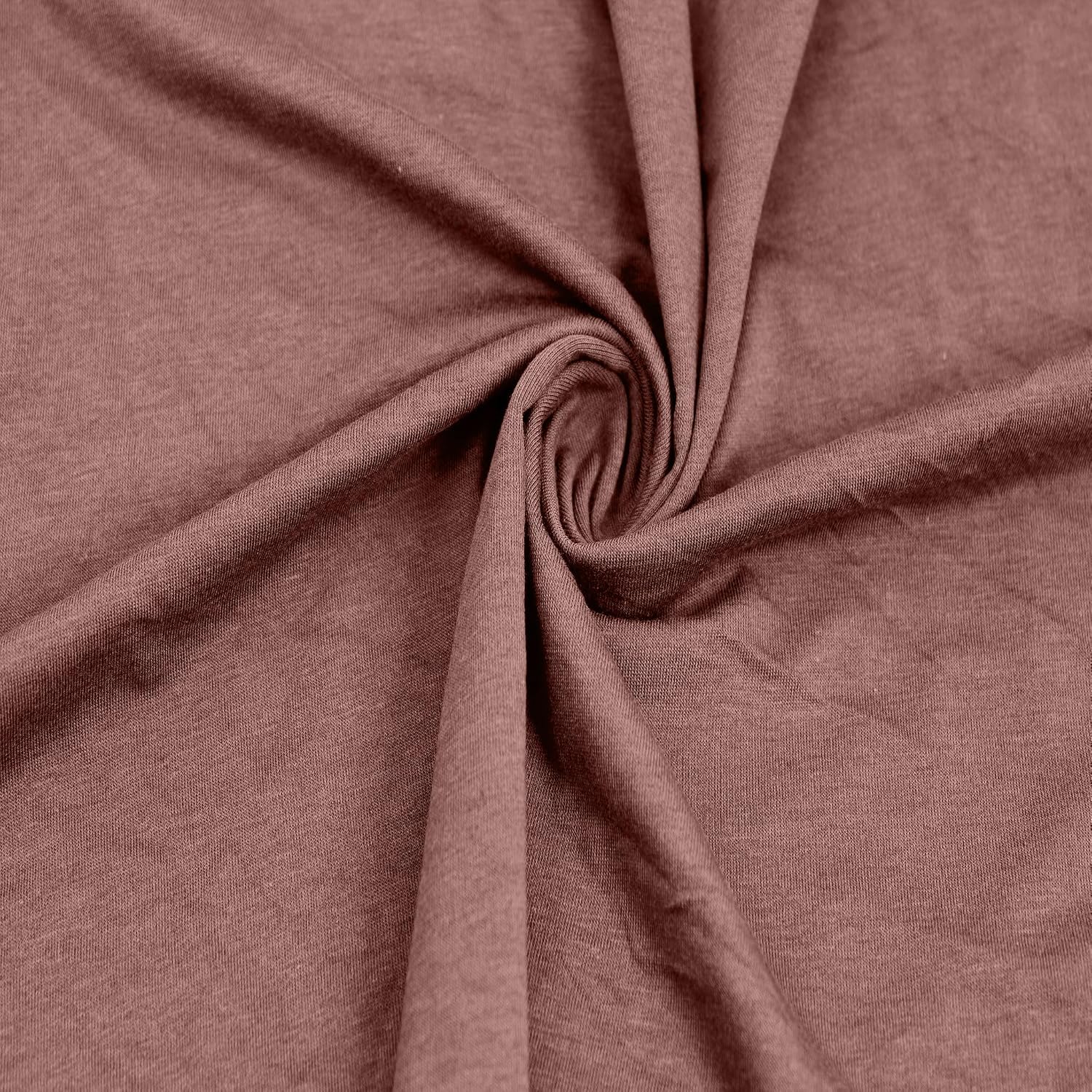Texco Soft Stretch Cotton Rayon Spandex Blend – Cotton Rayon Spandex – 60” Wide, 150 GSM – Perfect for Apparel, Lounge Wear & DIY Sewing
