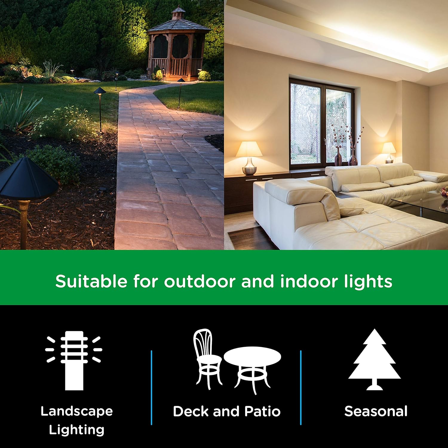 Image showing the myTouchSmart timer suitable for landscape lighting, deck and patio, and seasonal lighting.