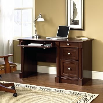 Palladia Collection Computer Desk (Select Cherry) (30.039''H x 53.15''W x 23.465''D)