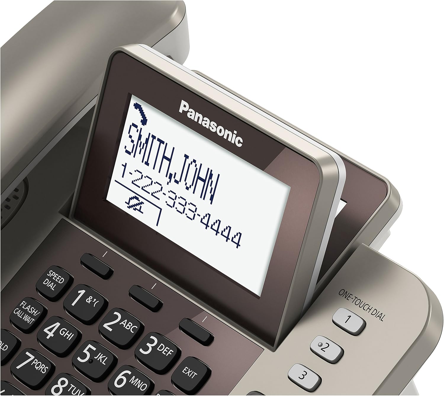 Crаzу Clеаrаnсе Panasonic KX-TGF350N Corded / Cordless Dect 1 Handset Landline Telephone,Champagne Gold