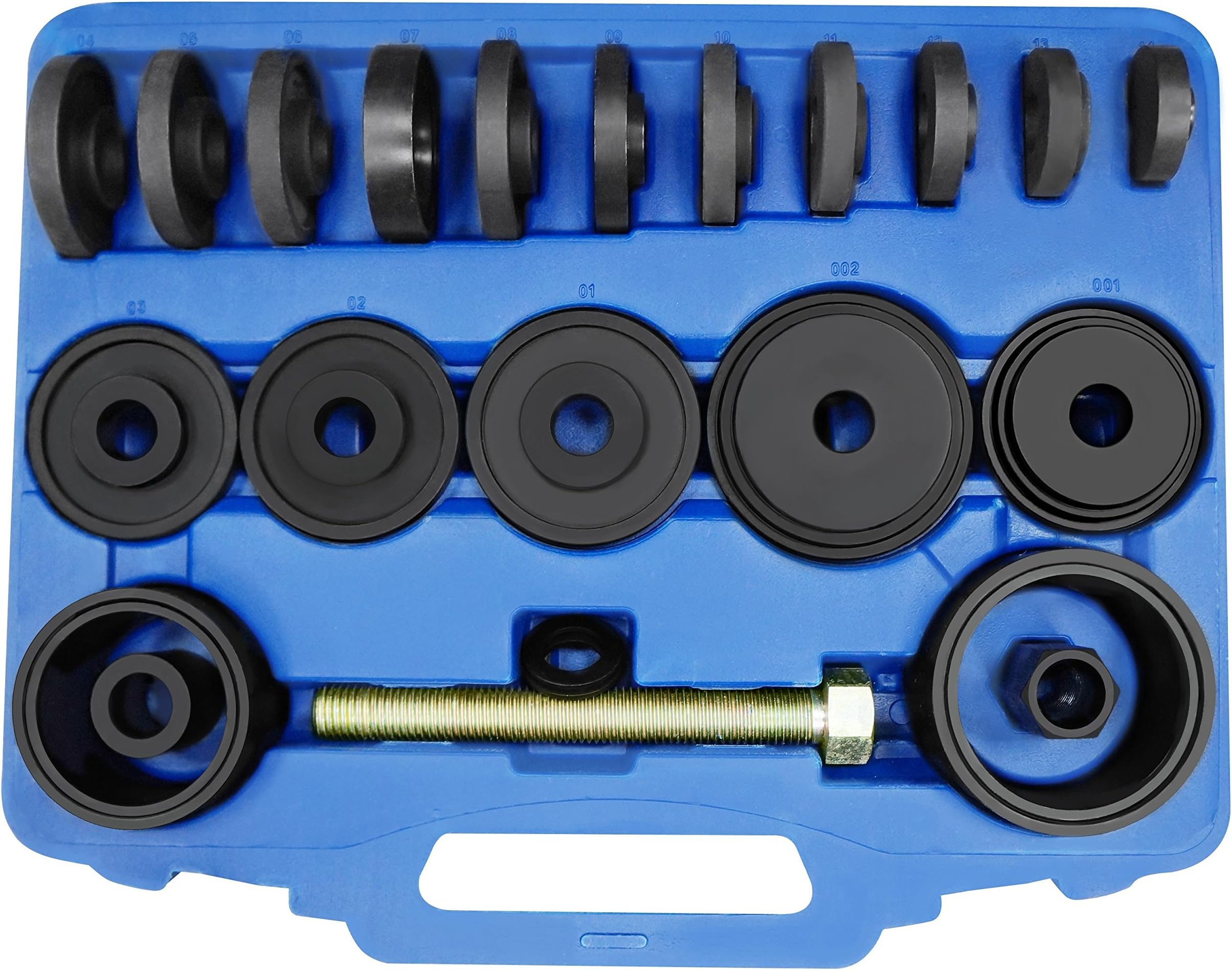 Astro Pneumatic Tool 78825 XL Grade 8 Drive Bolt 25-Piece Master Front Wheel Drive Bearing Puller Removal & Installer Adapter Kit