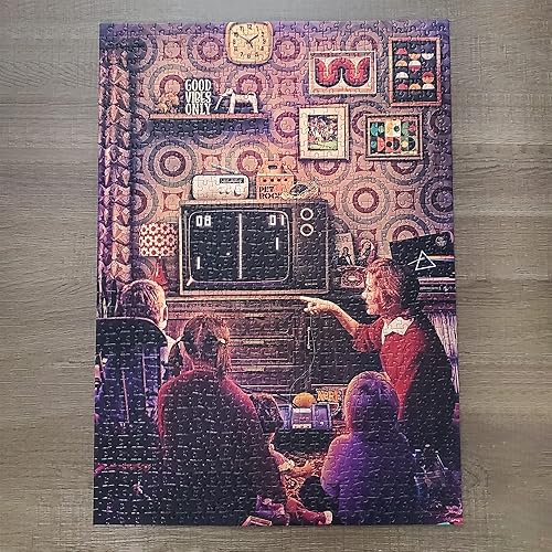 Miniatura 6 de Rompecabezas de nostalgia de los años 70 El amanecer de los videojuegos, rompecabezas retro de 1000 piezas, colección Gamosis