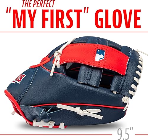 Vista 182 de Franklin Sports MLB Youth Teeball Glove and Ball Set - Kids Baseball and Teeball - Perfect First Kids Glove - 9.5" Naranja/Negro
