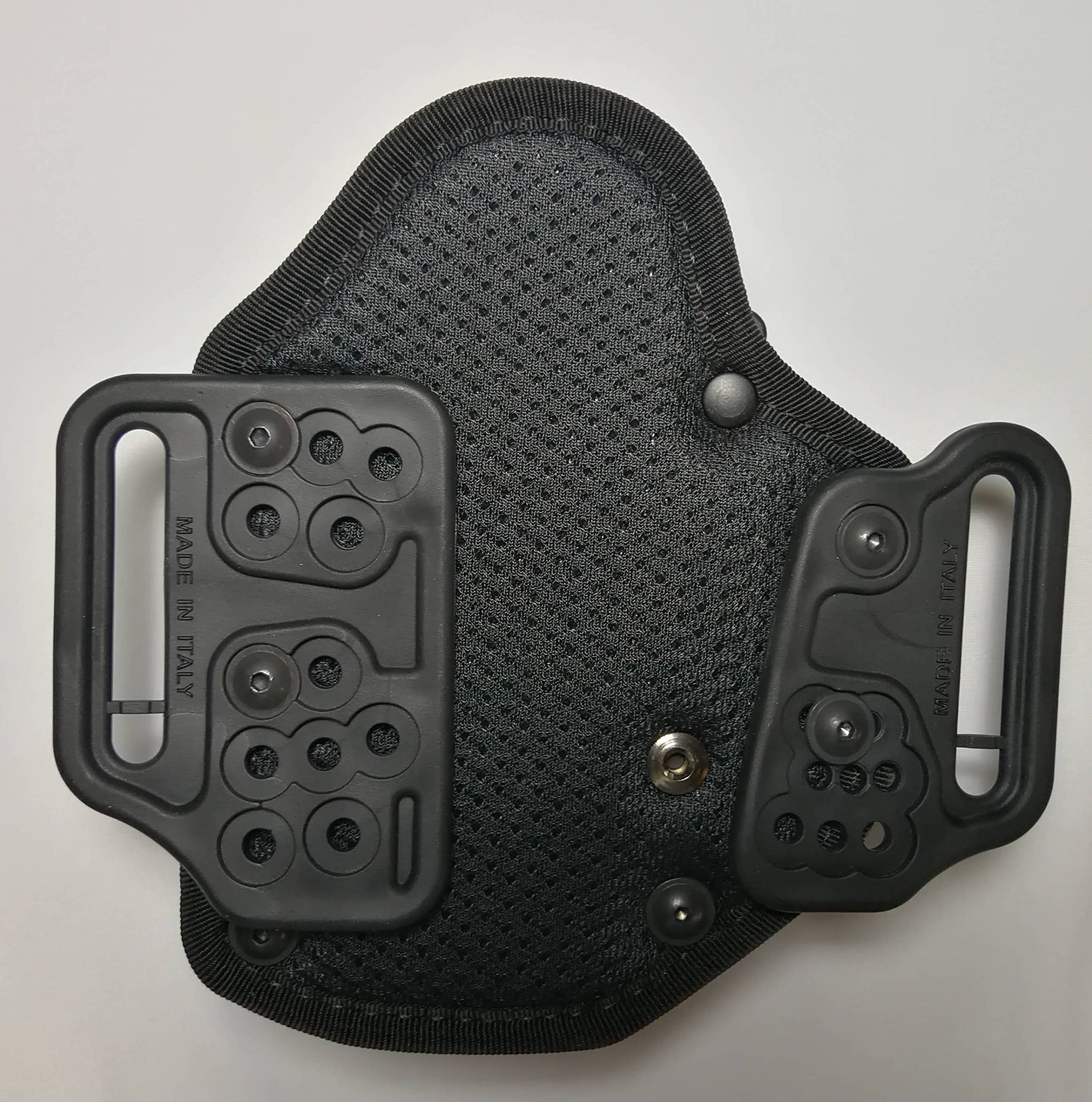VEGA HOLSTER Fondina in polimero termoformato da Cintura VHH8 Pancake Nera