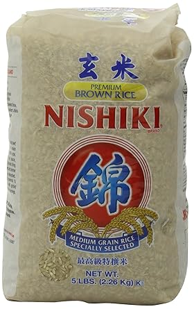 NISHIKI Premium Brown Rice, 5-Pound