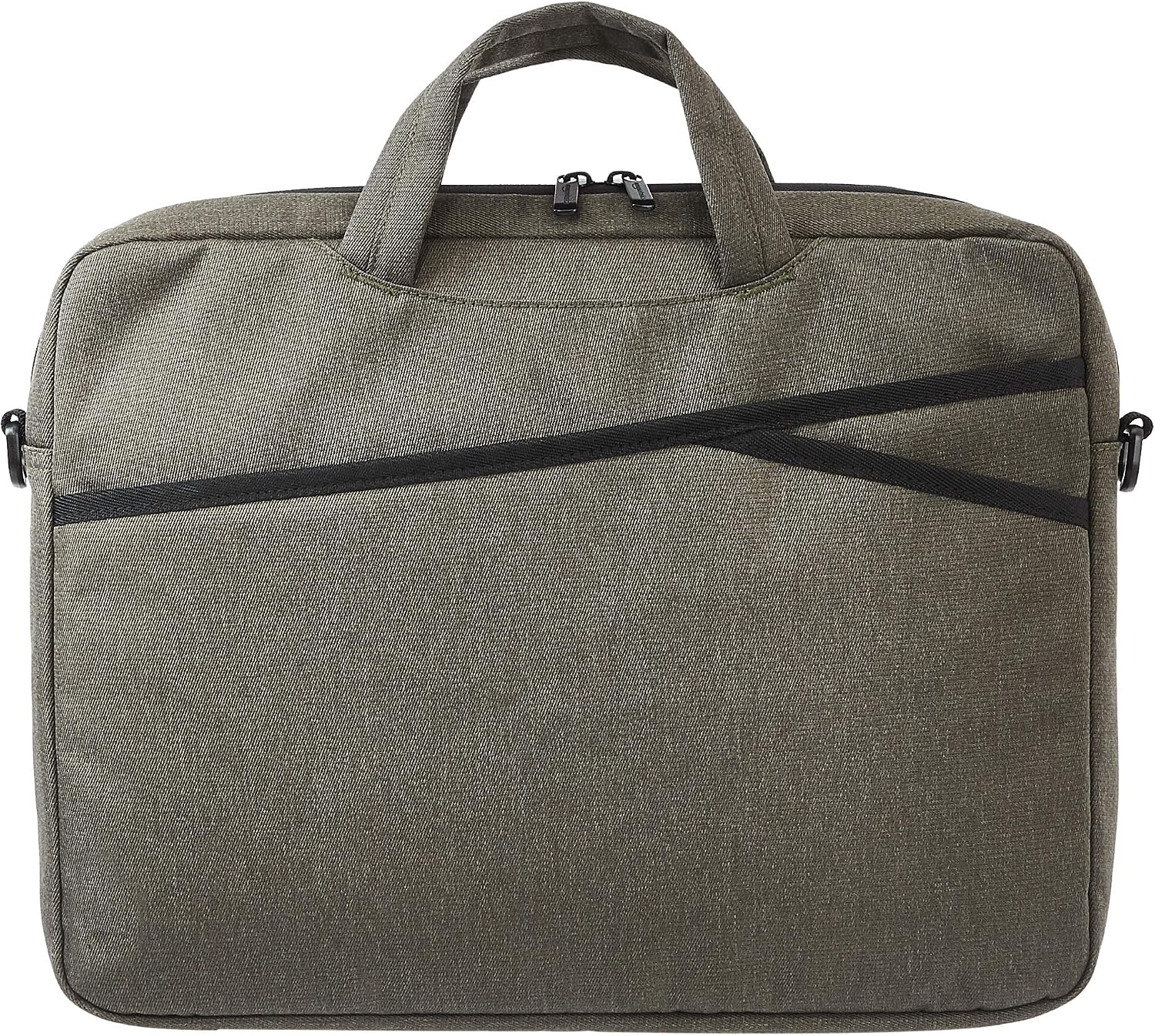 Amazon Basics Business Laptop Case Bag - 15-Inch, Army Green
