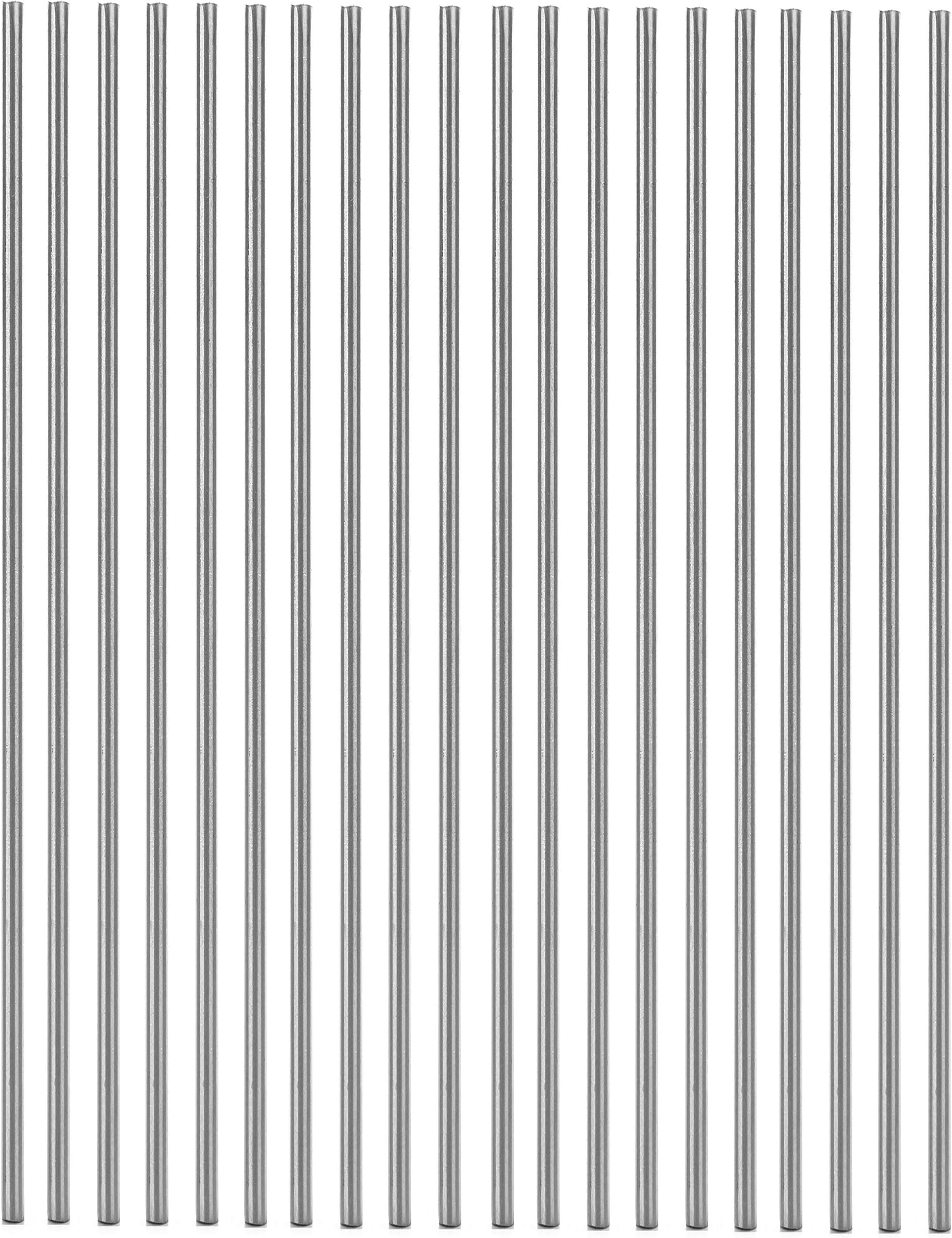 Eowpower 20 Pieces Stainless Steel 150 X 2 mm Round Shaft Rod for RC Airplane